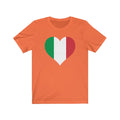 Italy Heart Flag Premium Tee - Unisex