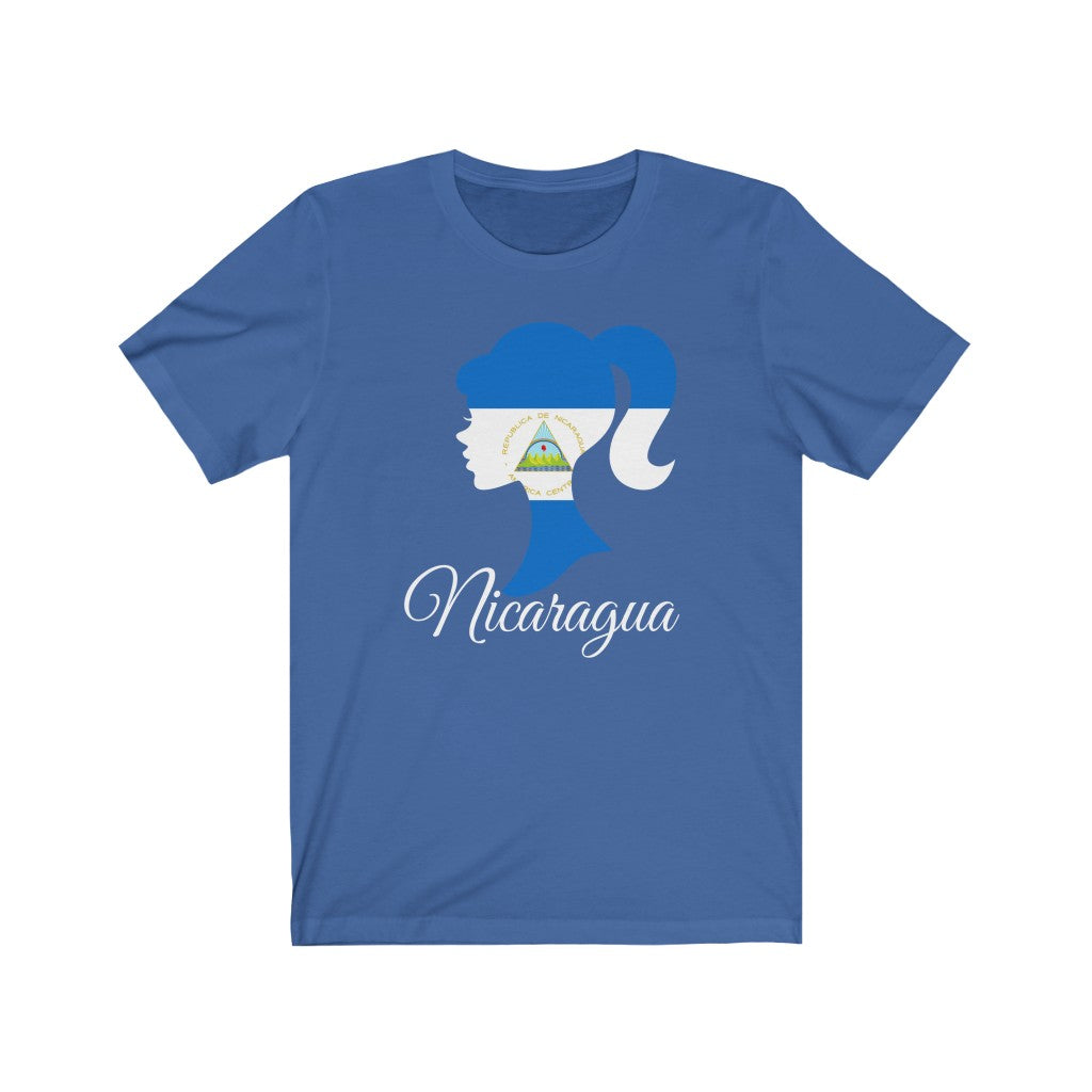 Nicaragua Girl Flag Premium Tee 2 - Unisex