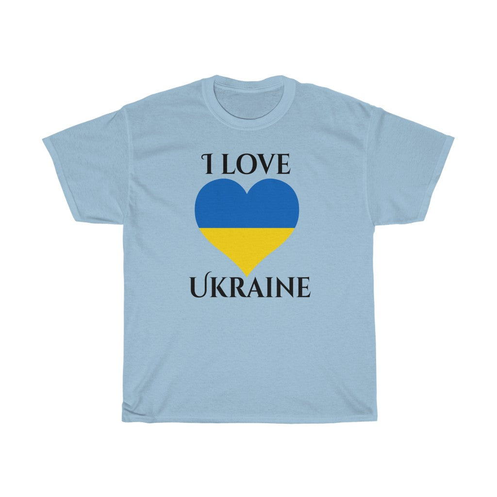 Ukraine Heart Flag Standard Tee 1 - Unisex