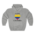 Colombia Heart Flag Hoodie Sweatshirt 1 - Unisex