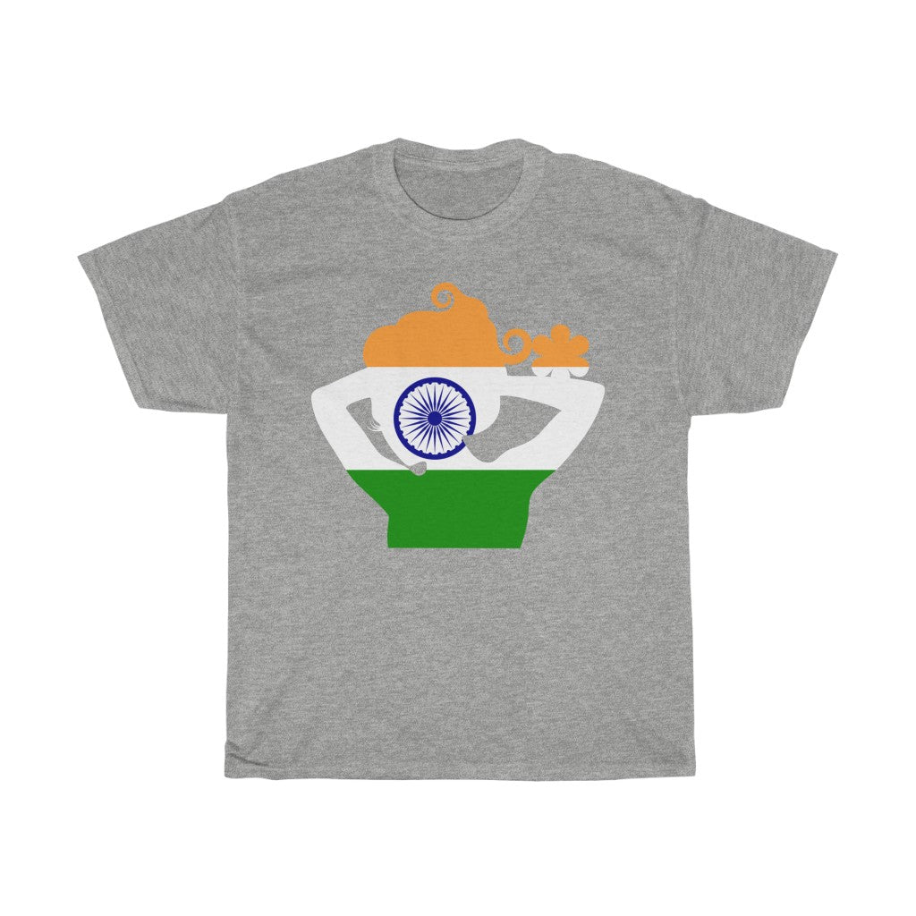 India Lady Flag Standard Tee - Unisex