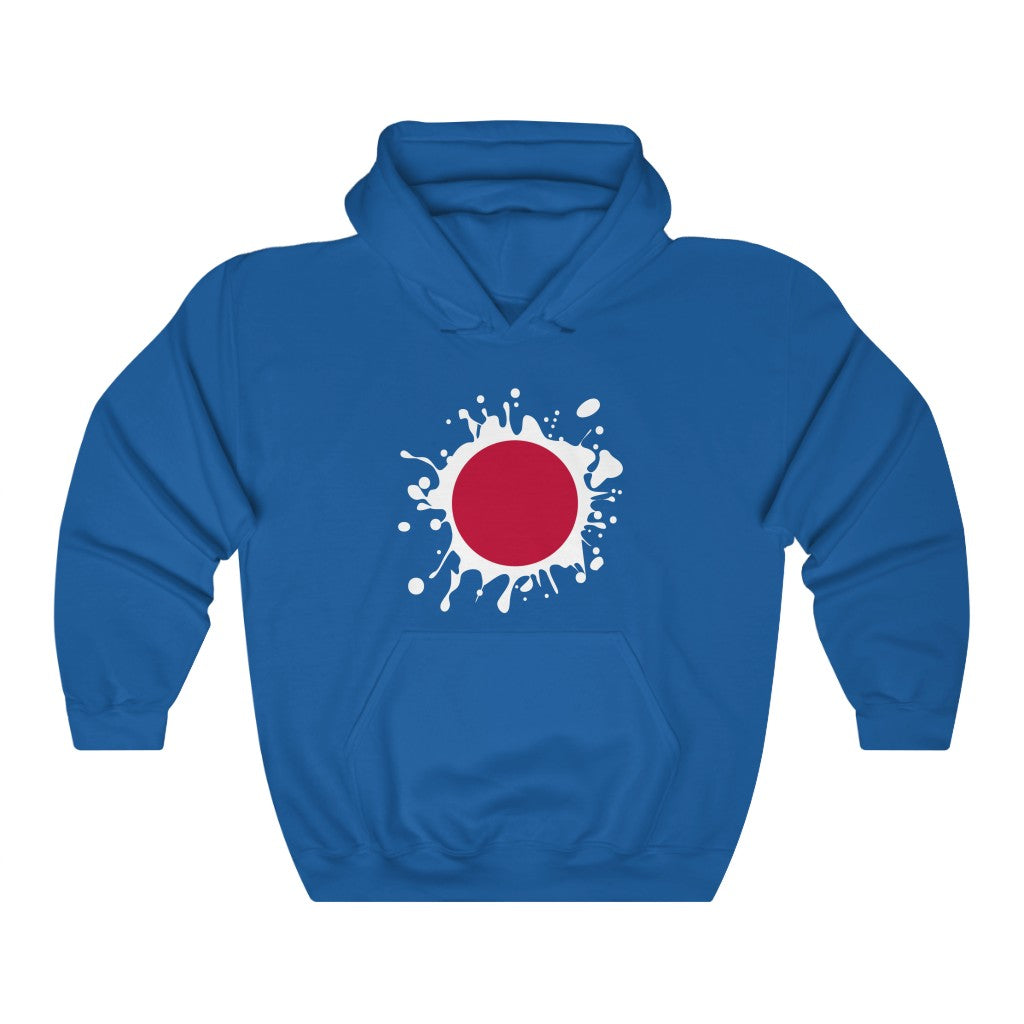 Japan Splat Flag Hoodie Sweatshirt - Unisex