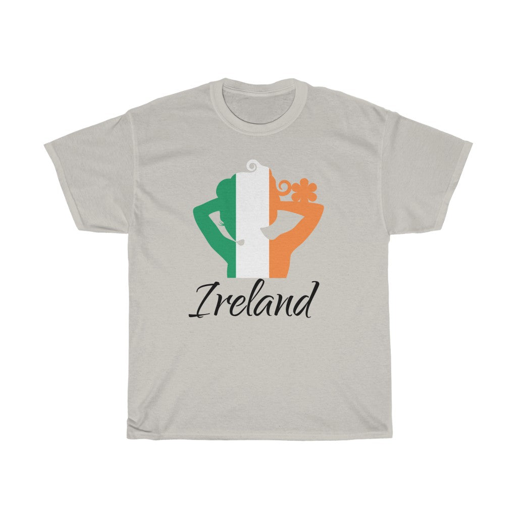 Ireland Lady Flag Standard Tee 1 - Unisex