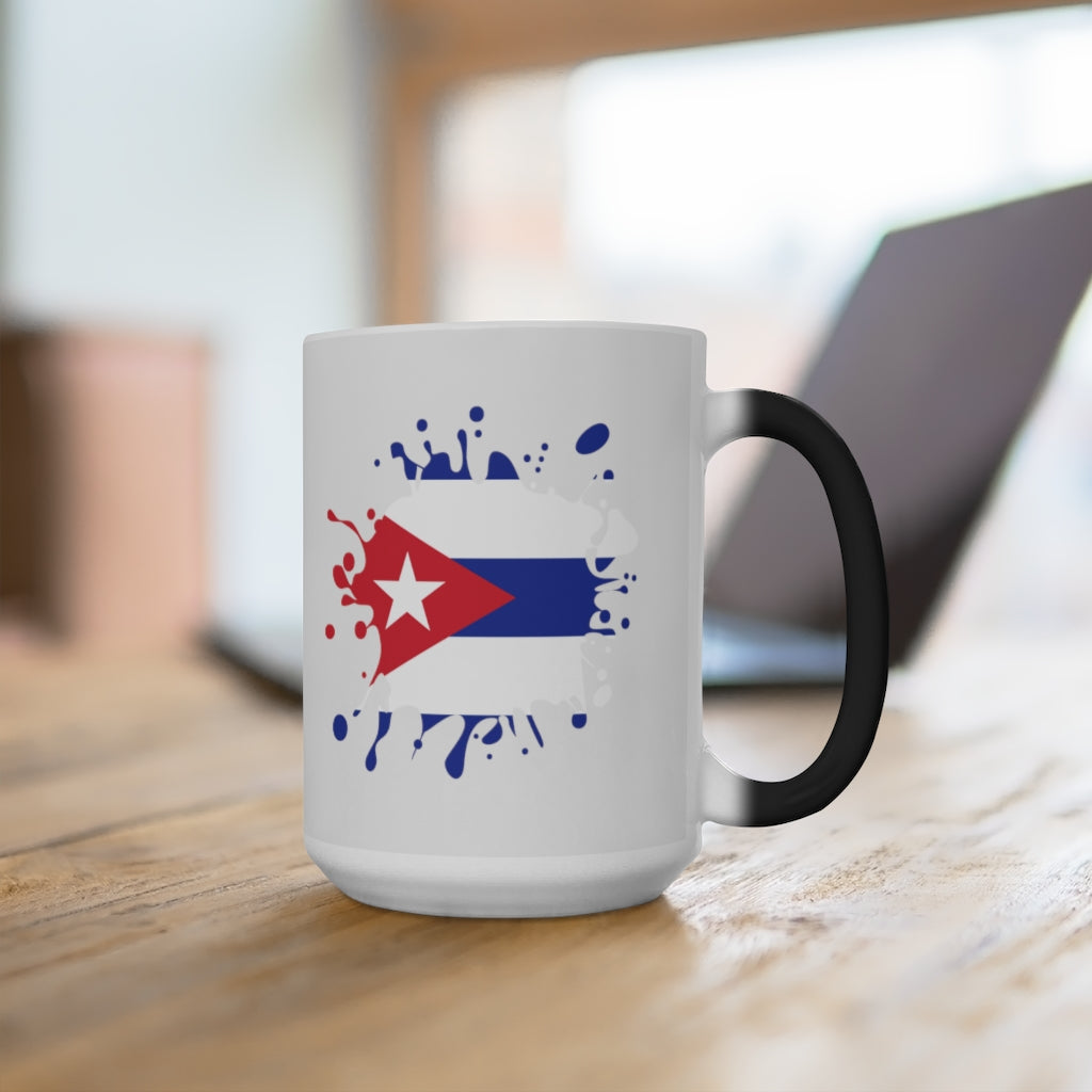 Cuba Splat Color Changing Mug