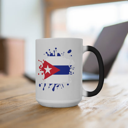 Cuba Splat Color Changing Mug