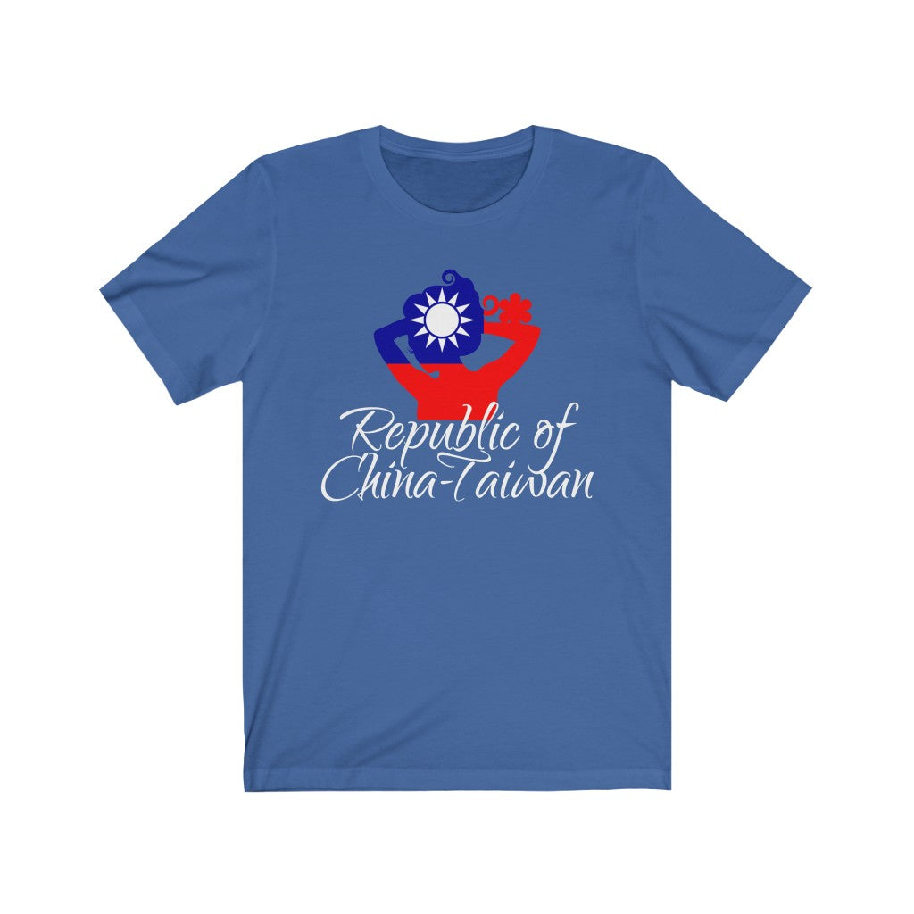 Republic of China - Taiwan Lady Flag Premium Tee 2 - Unisex