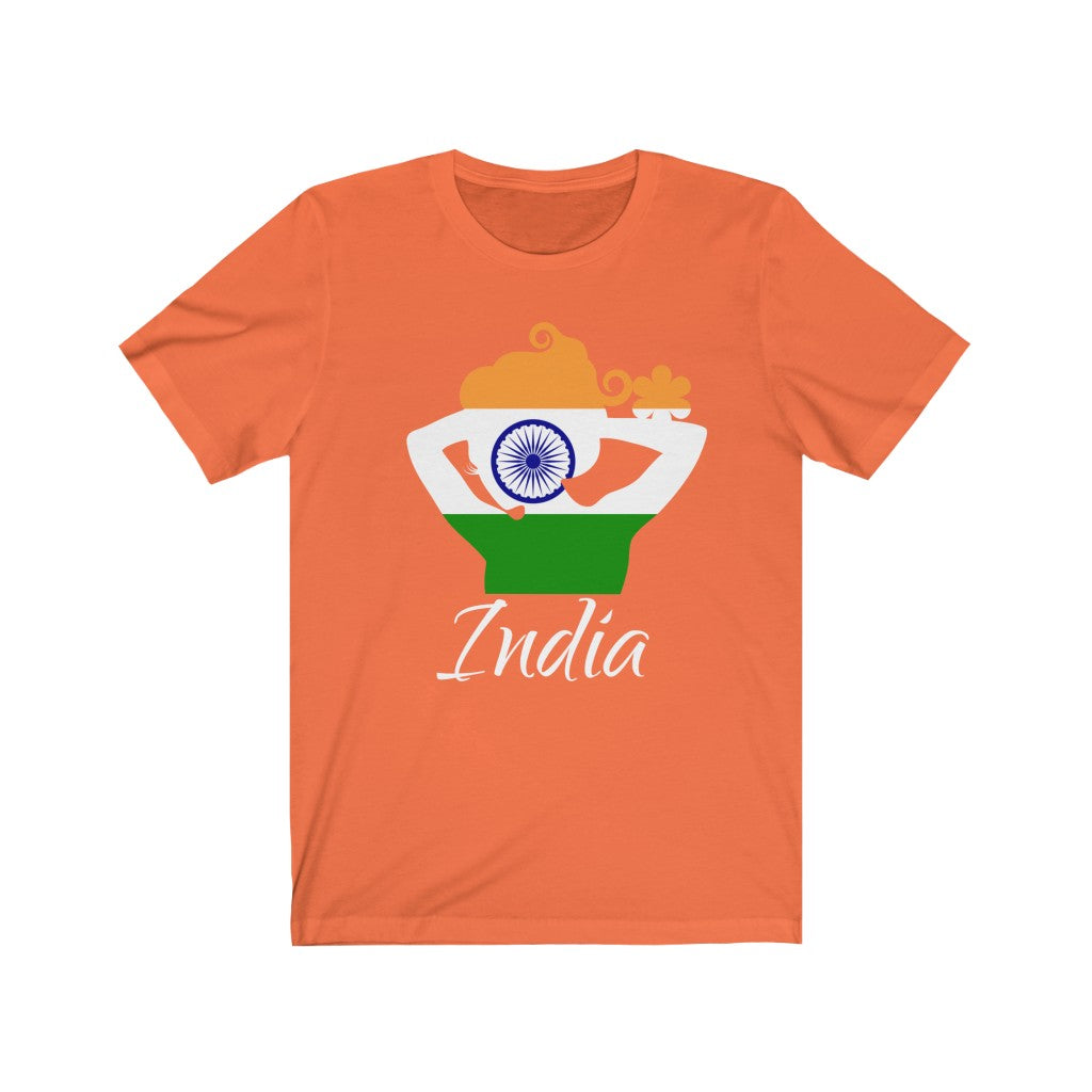 India Lady Flag Premium Tee 2 - Unisex