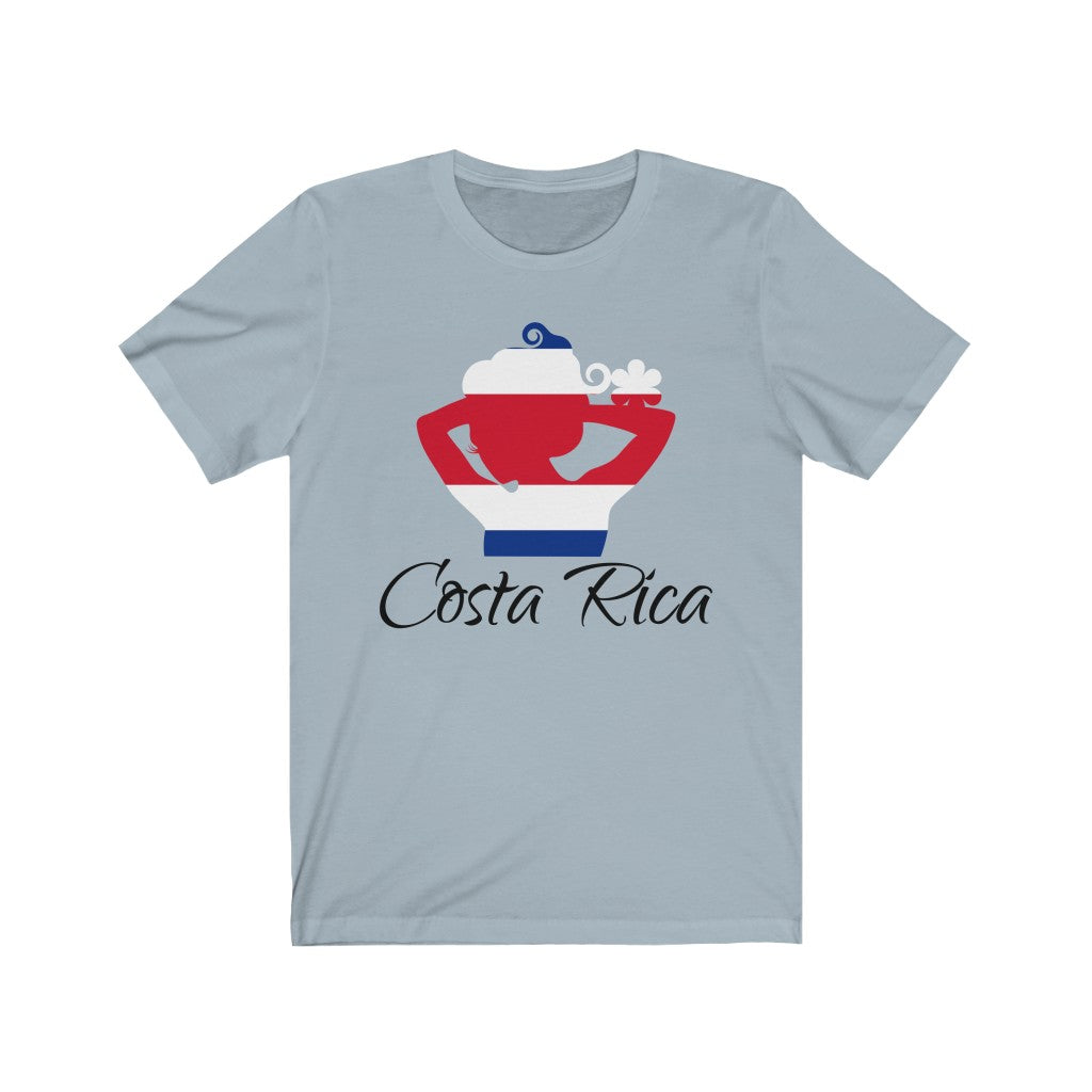 Costa Rica Lady Flag Premium Tee 1 - Unisex