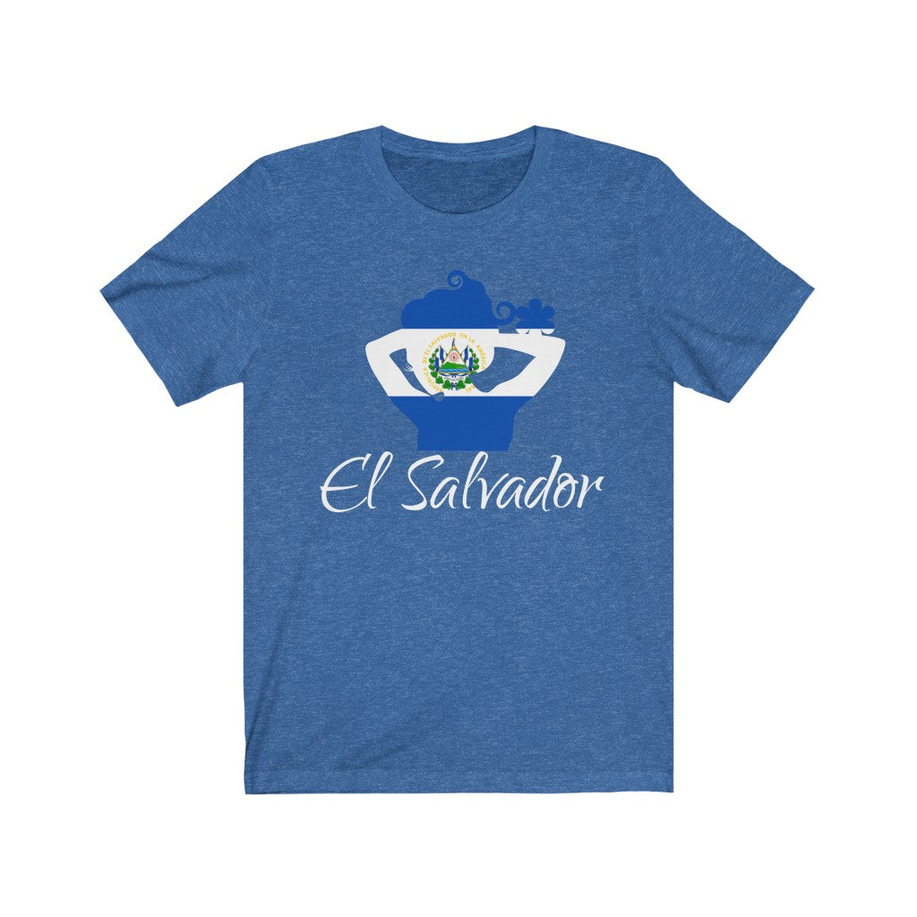 El Salvador Lady Flag Premium Tee 2 - Unisex