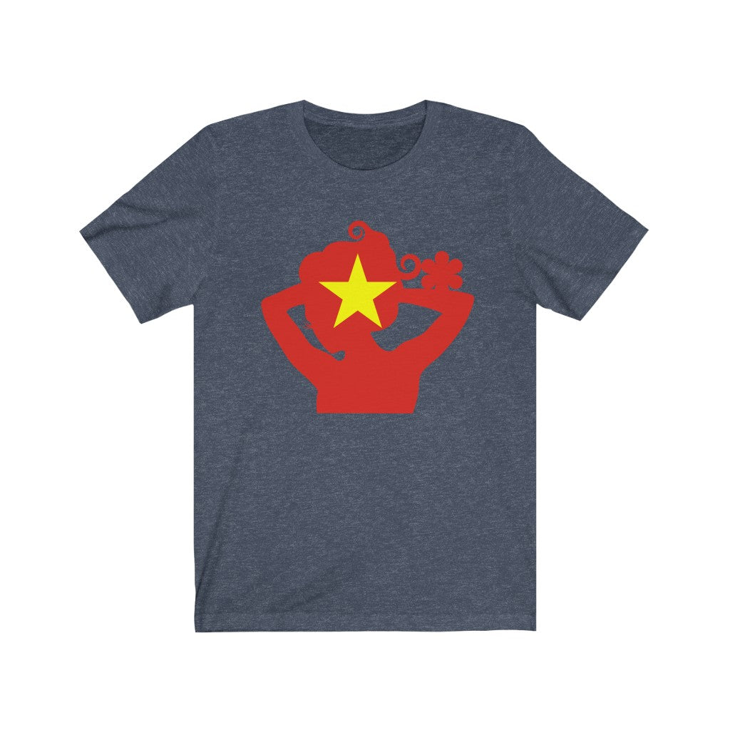 Vietnam Lady Flag Premium Tee - Unisex