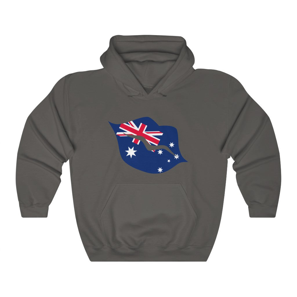 Australia Lips Flag Hoodie Sweatshirt - Unisex