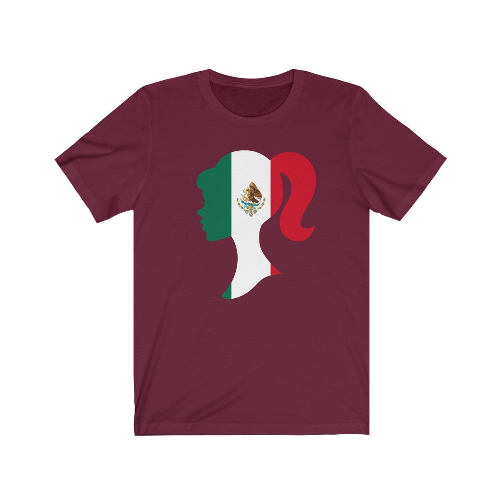 Mexico Girl Flag Premium Tee - Unisex