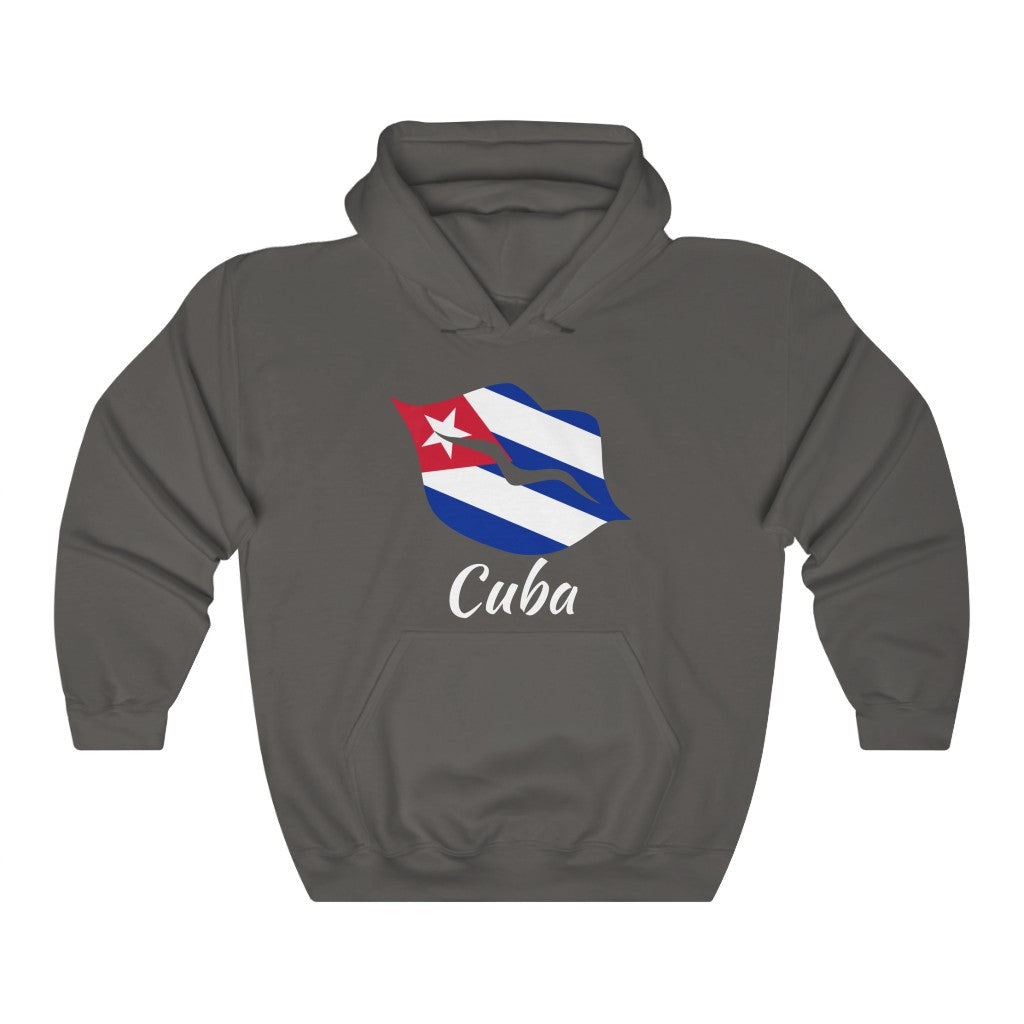 Cuba Lips Flag Hoodie Sweatshirt 2 - Unisex