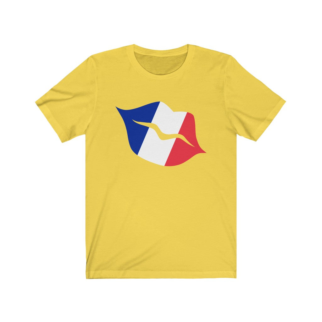 France Lips Flag Premium Tee - Unisex