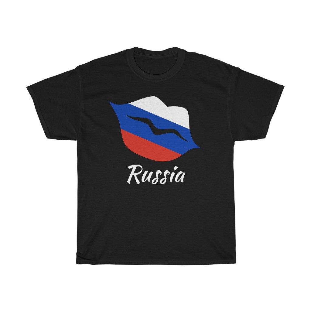 Russia Lips Flag Standard Tee 2 - Unisex
