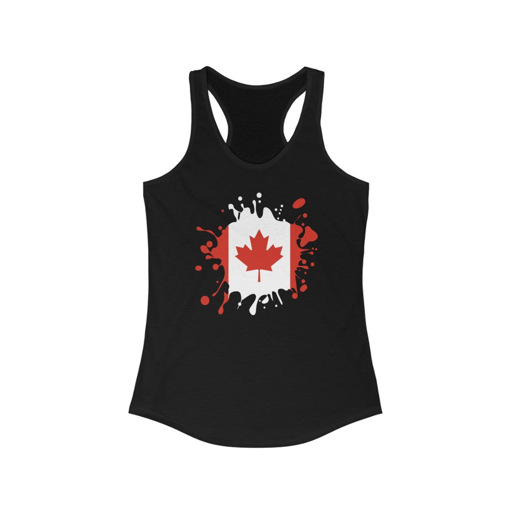 Canada Splat Flag Tank - Women
