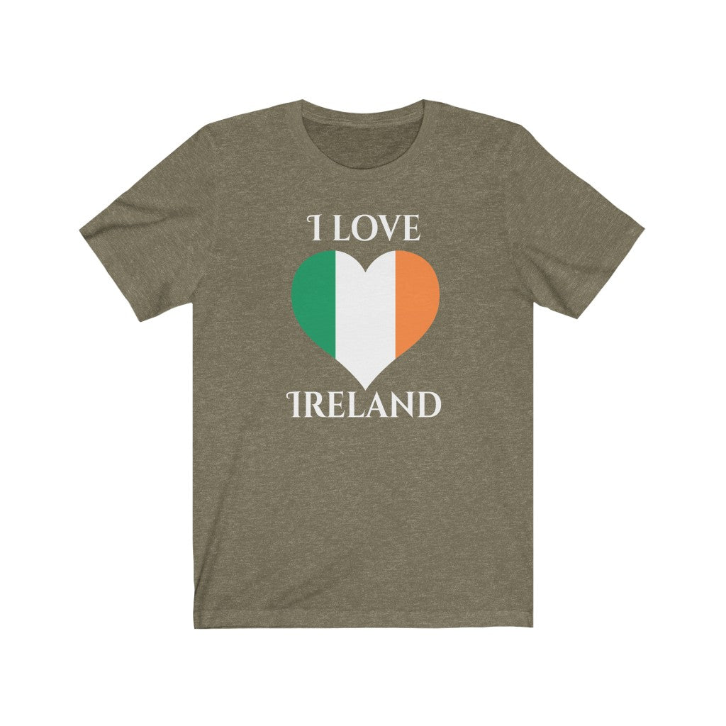Ireland Heart Flag Premium Tee 2 - Unisex
