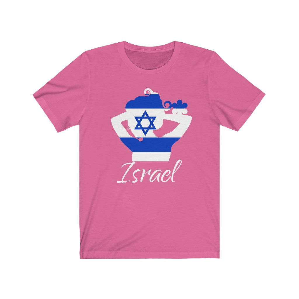 Israel Lady Flag Premium Tee 2 - Unisex