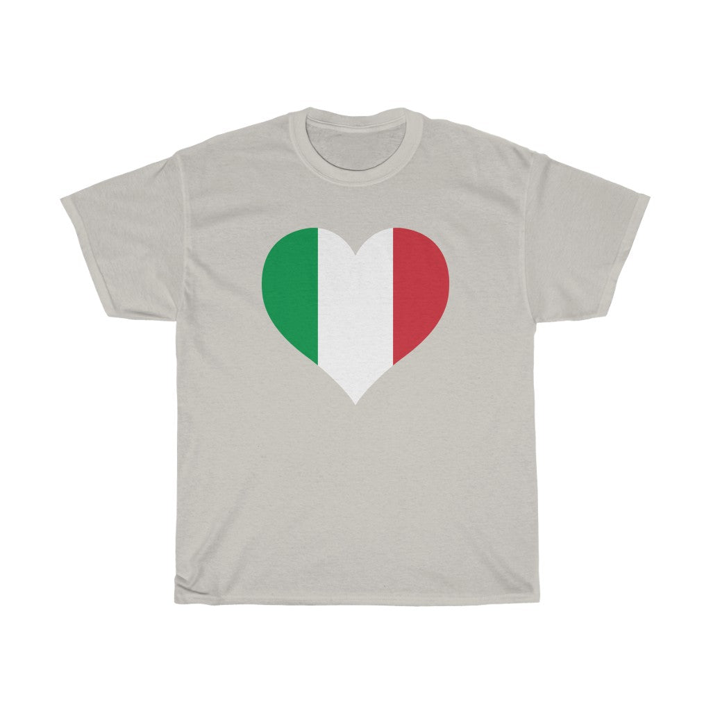 Italy Heart Flag Standard Tee - Unisex