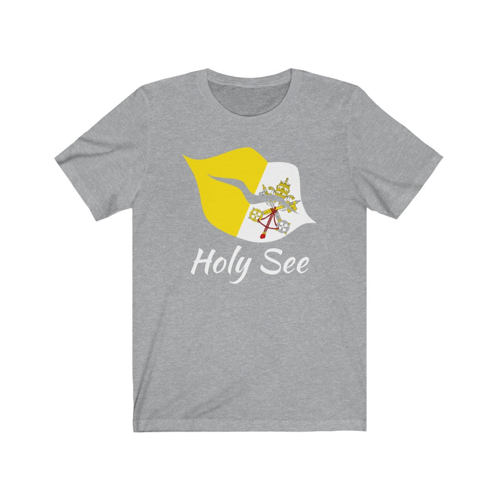 Holy See Lips Flag Premium Tee 2 - Unisex