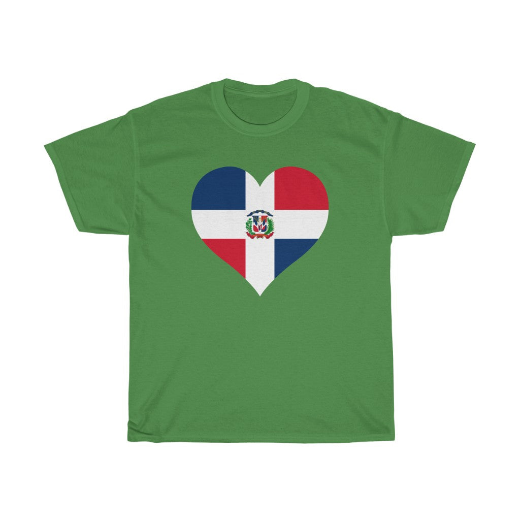 Dominican Republic Heart Flag Standard Tee - Unisex