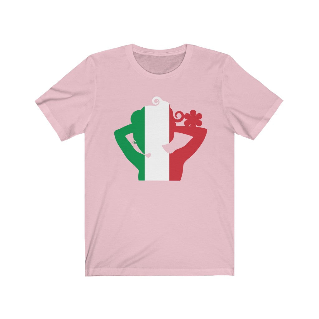 Italy Lady Flag Premium Tee - Unisex
