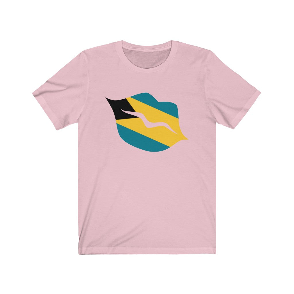 Bahamas Lips Flag Premium Tee - Unisex
