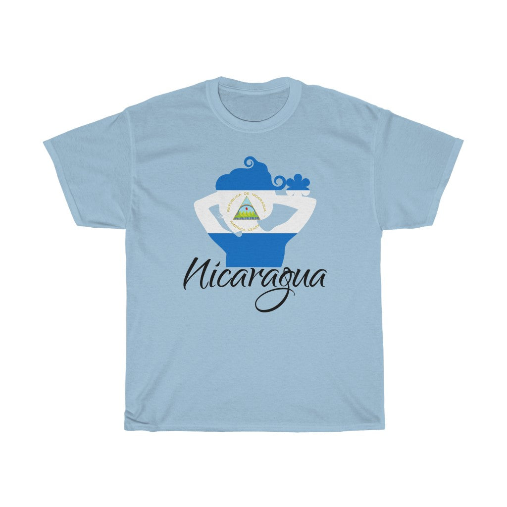 Nicaragua Lady Flag Standard Tee 1 - Unisex