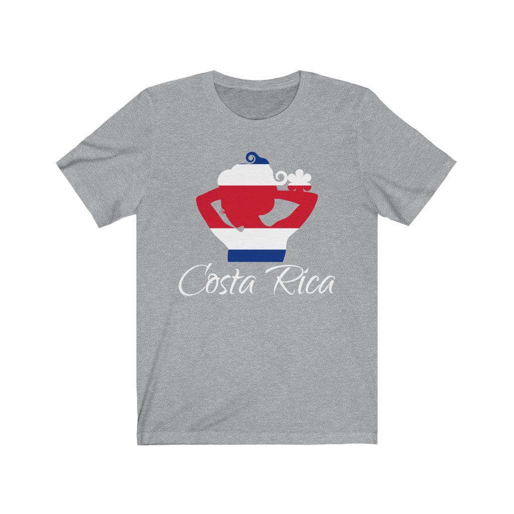 Costa Rica Lady Flag Premium Tee 2 - Unisex