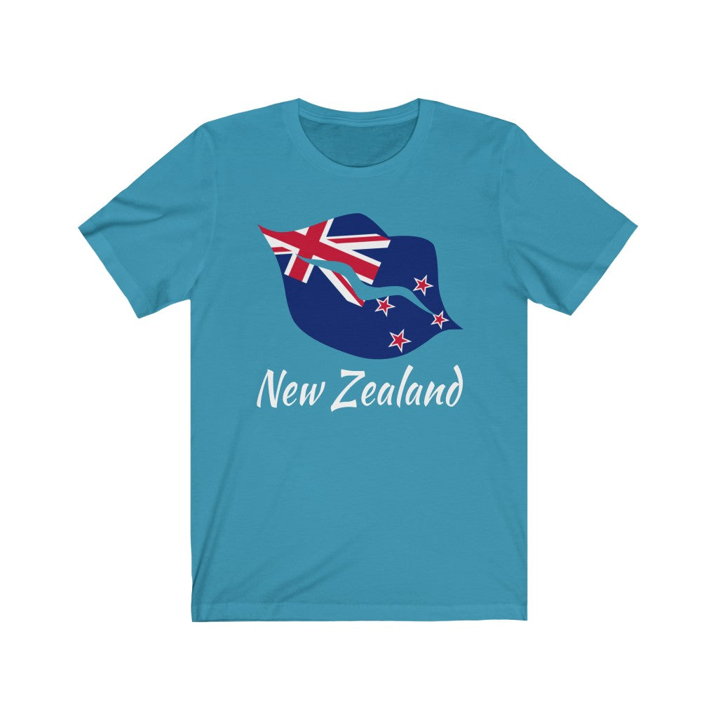 New Zealand Lips Flag Premium Tee 2 - Unisex