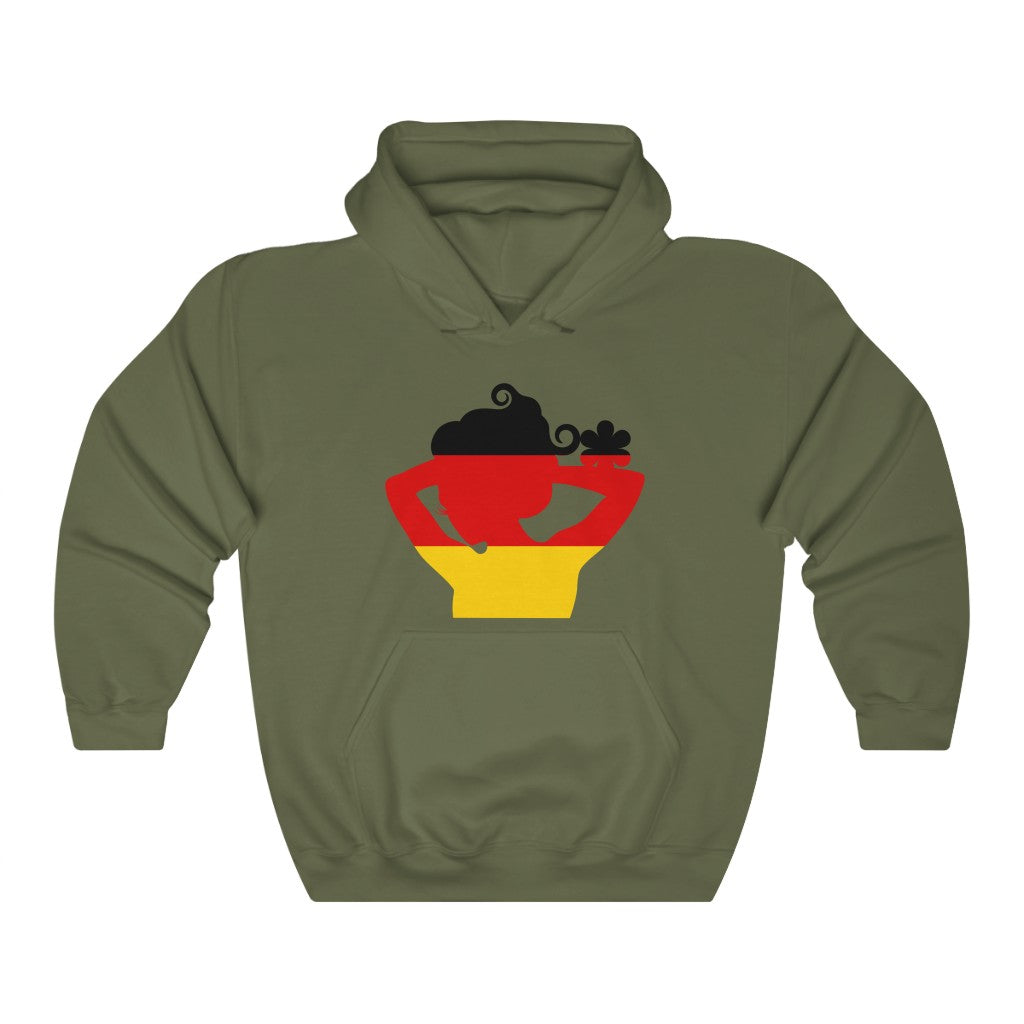 Germany Lady Flag Hoodie Sweatshirt - Unisex