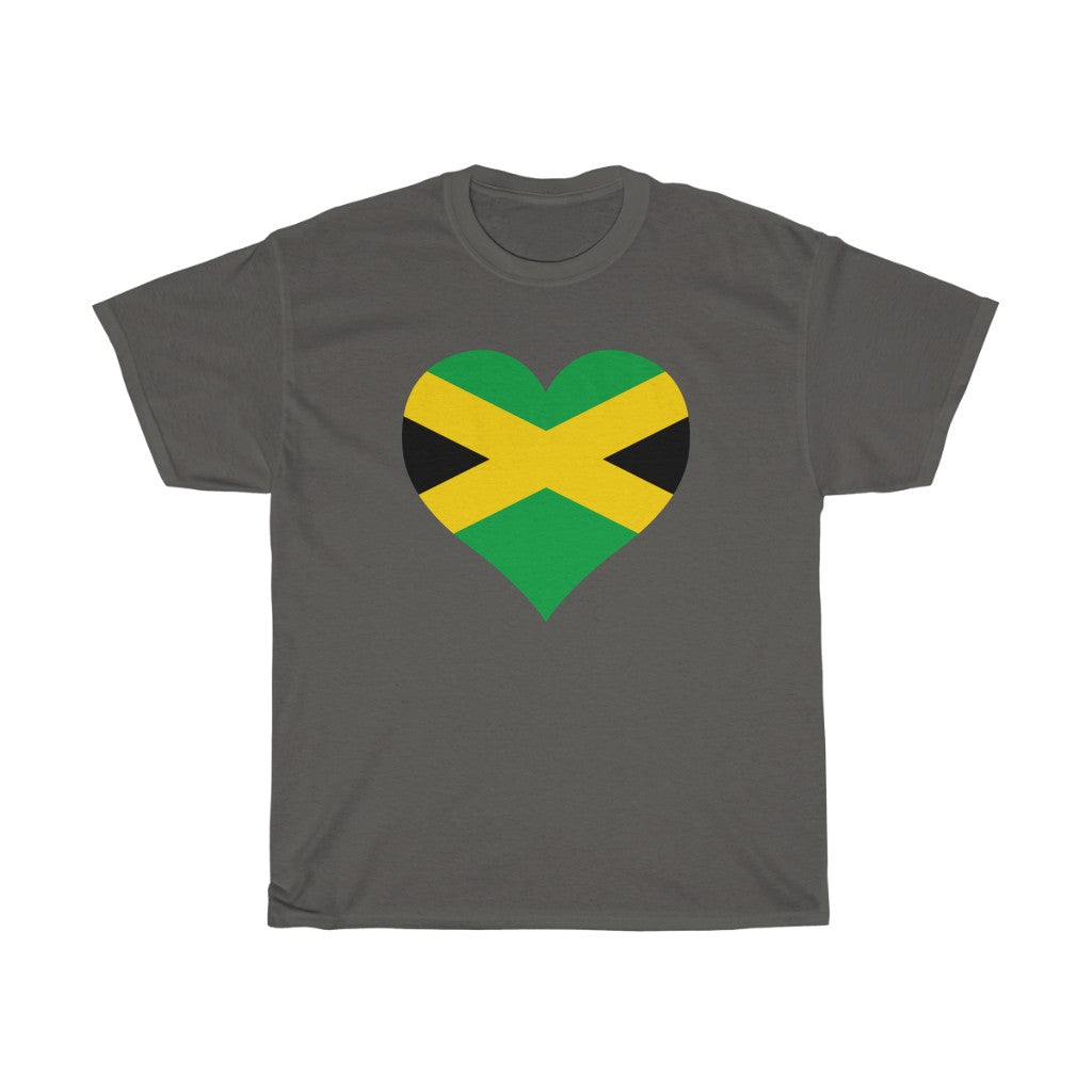 Jamaica Heart Flag Standard Tee - Unisex