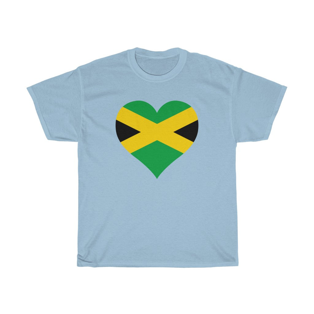 Jamaica Heart Flag Standard Tee - Unisex