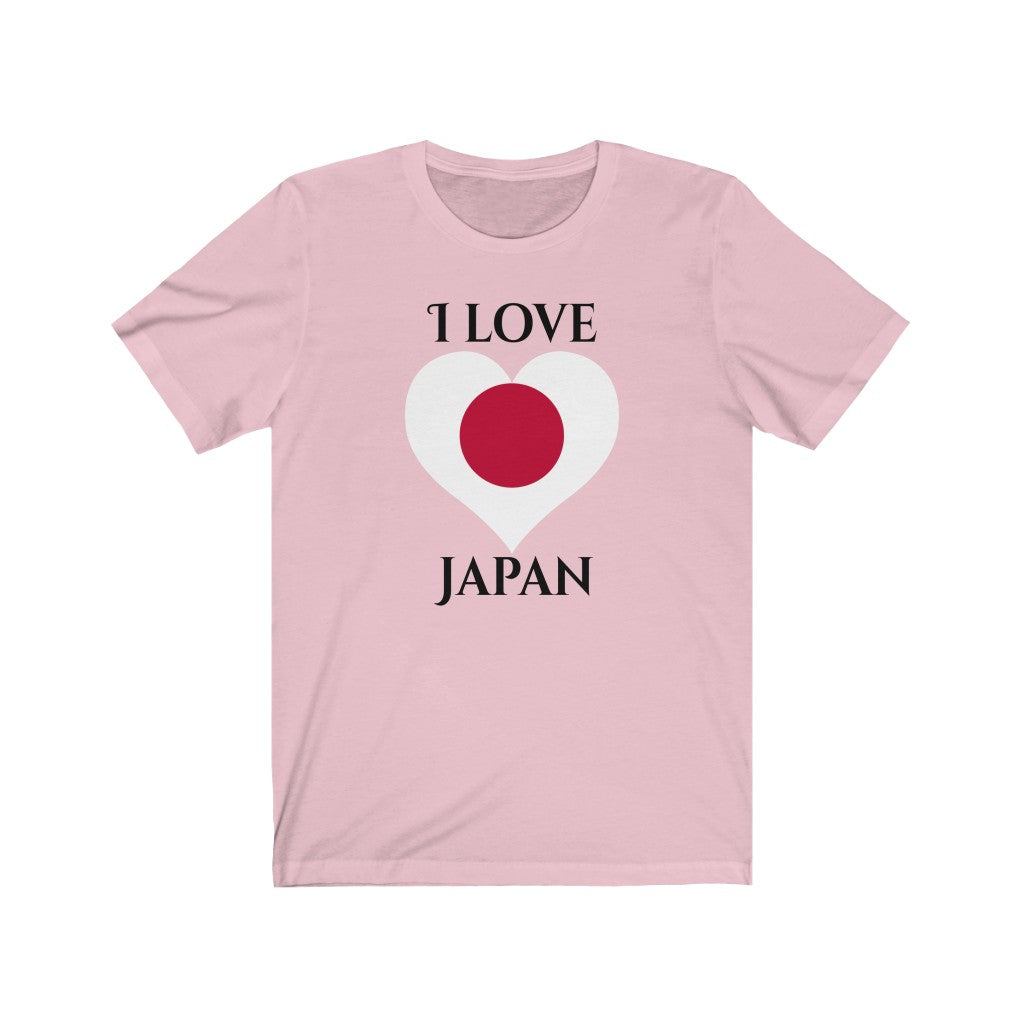 Japan Heart Flag Premium Tee 1 - Unisex