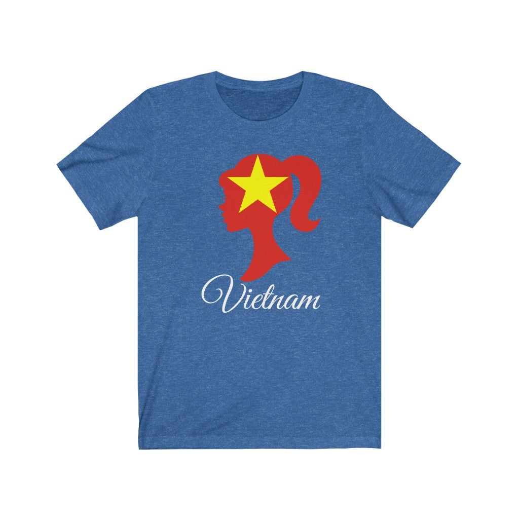 Vietnam Girl Flag Premium Tee 2 - Unisex