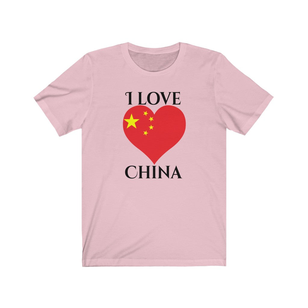 China Heart Flag Premium Tee 1 - Unisex