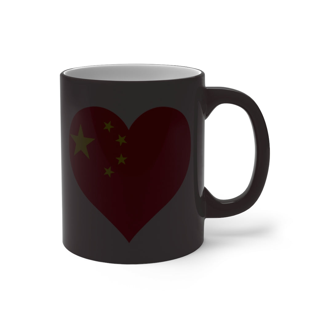 China Heart Color Changing Mug