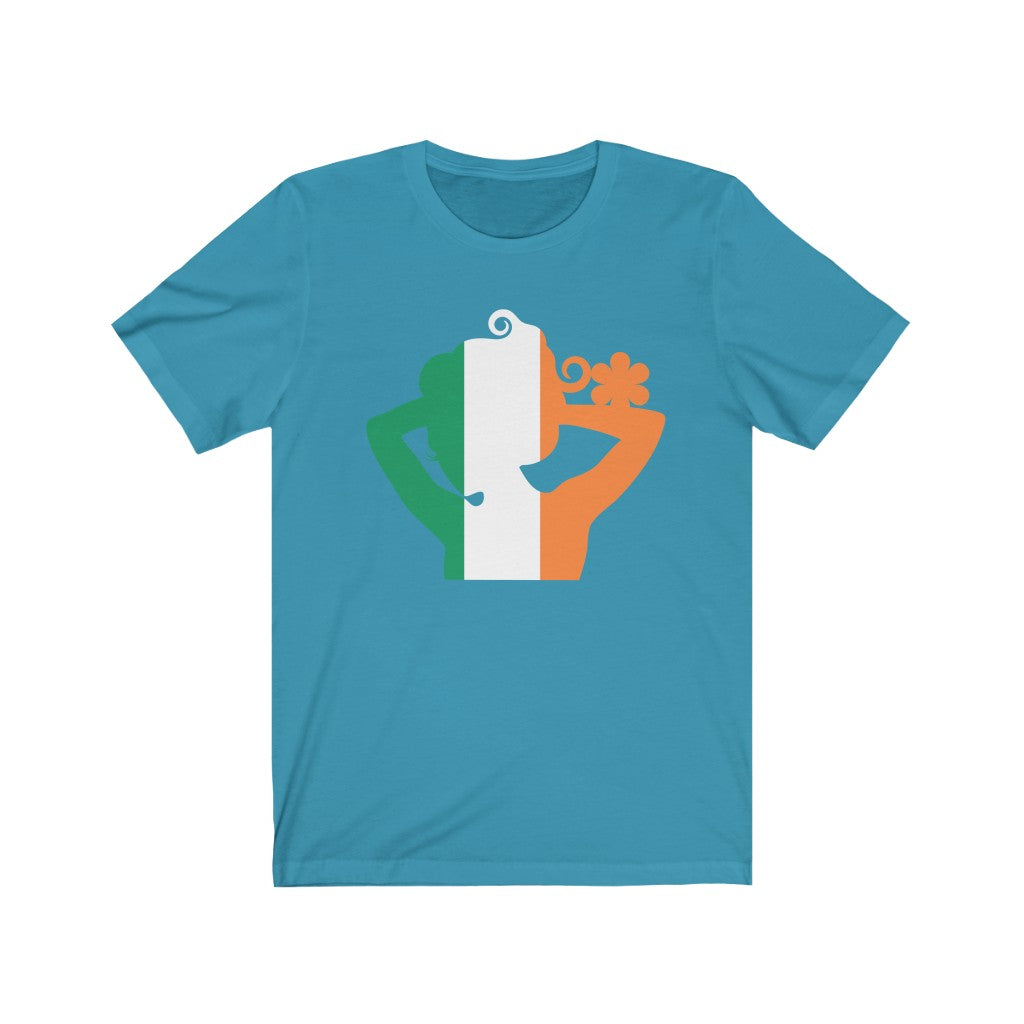 Ireland Lady Flag Premium Tee - Unisex