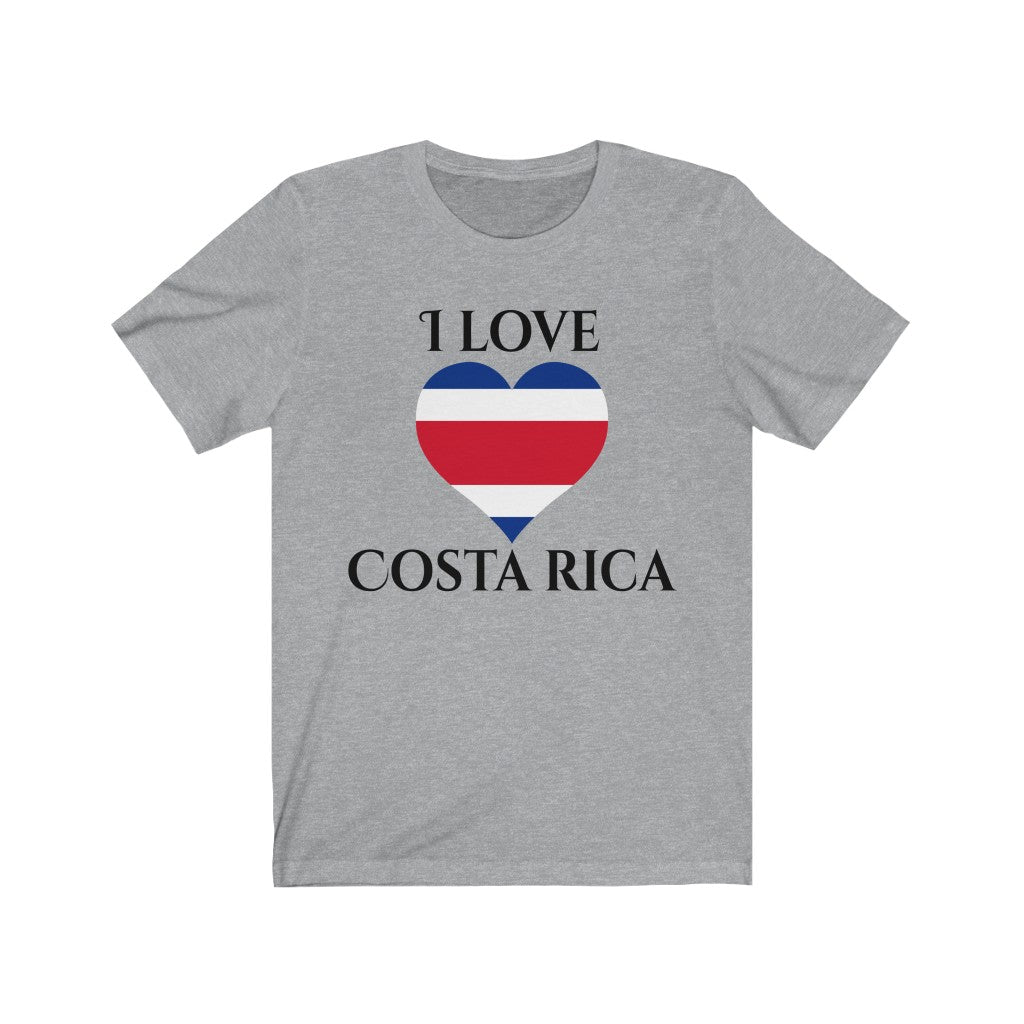 Costa Rica Heart Flag Premium Tee 1 - Unisex