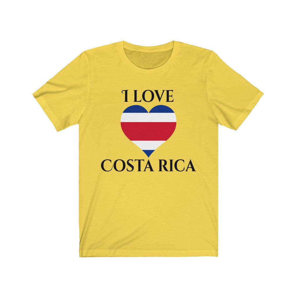 Costa Rica Heart Flag Premium Tee 1 - Unisex