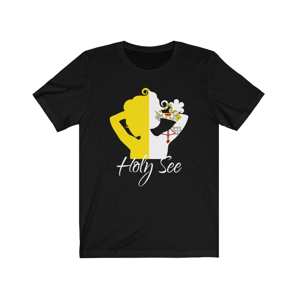 Holy See Lady Flag Premium Tee 2 - Unisex