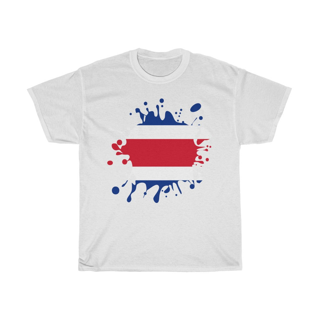 Costa Rica Splat Flag Standard Tee - Unisex