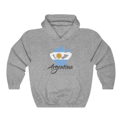 Argentina Lady Flag Hoodie Sweatshirt 1 - Unisex