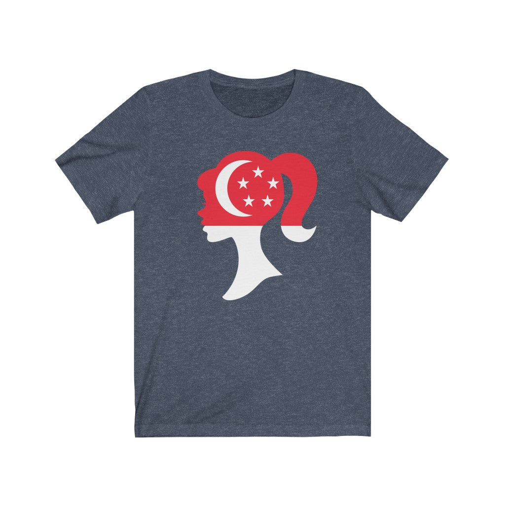 Singapore Girl Flag Premium Tee - Unisex