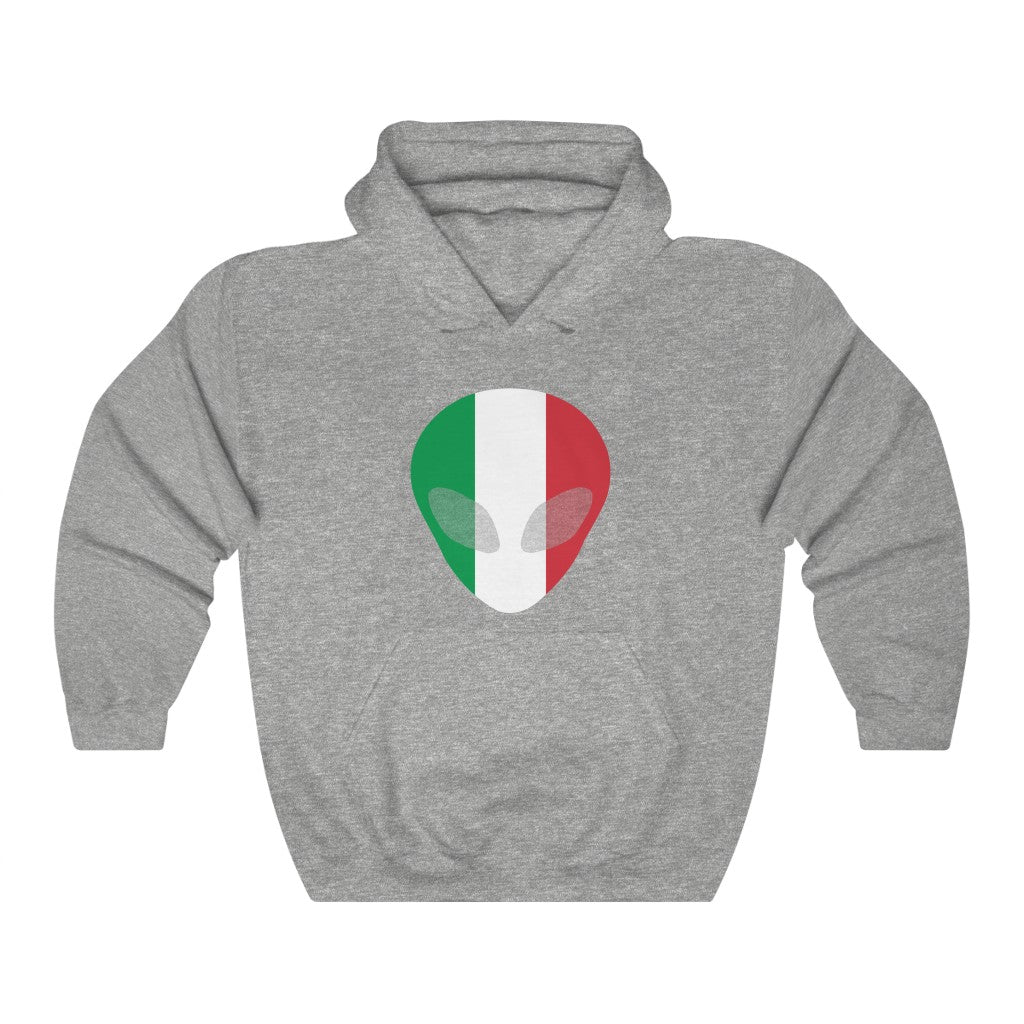Italy Alien Flag Hoodie Sweatshirt - Unisex