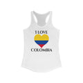 Colombia Heart Flag Tank 1 - Women