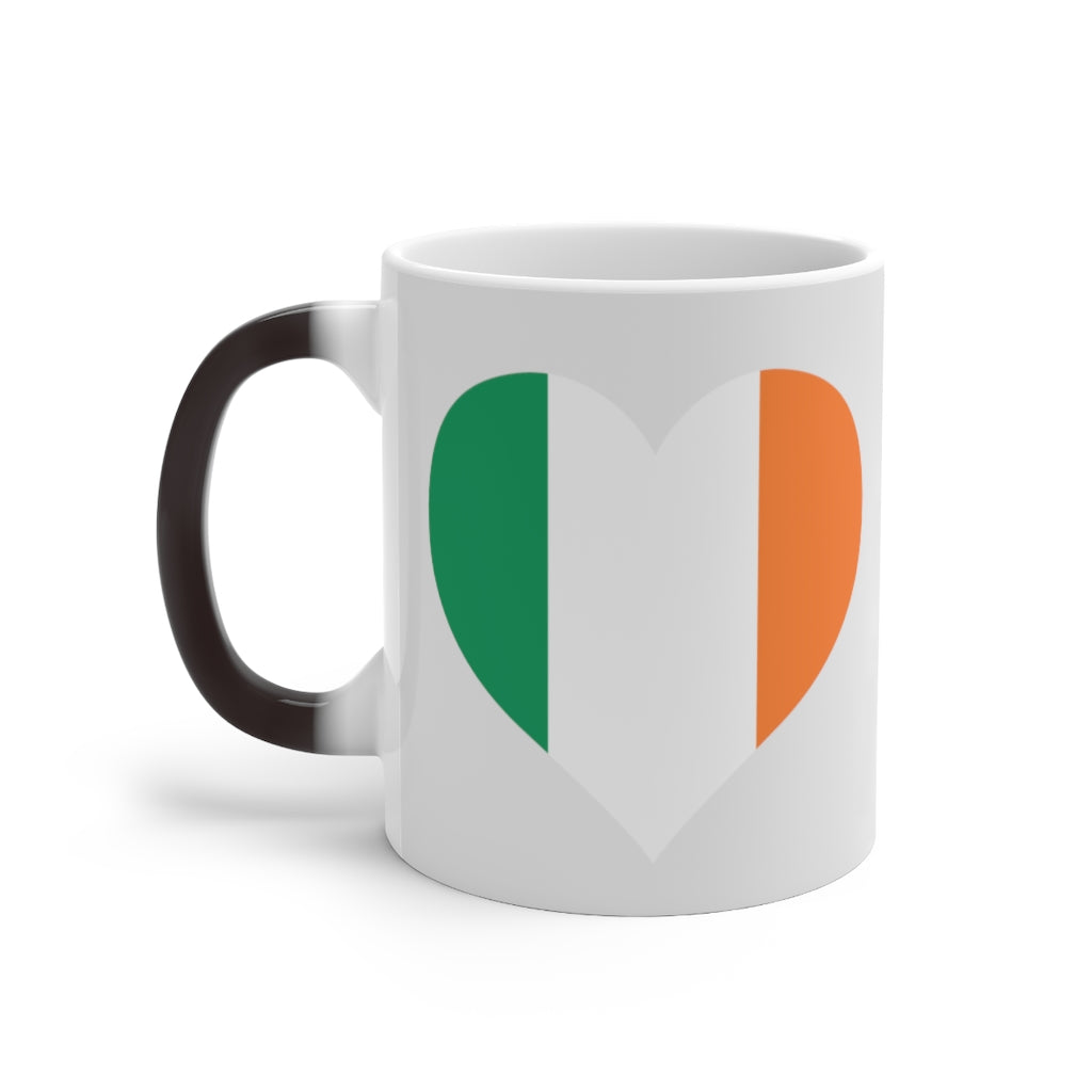 Ireland Heart Color Changing Mug