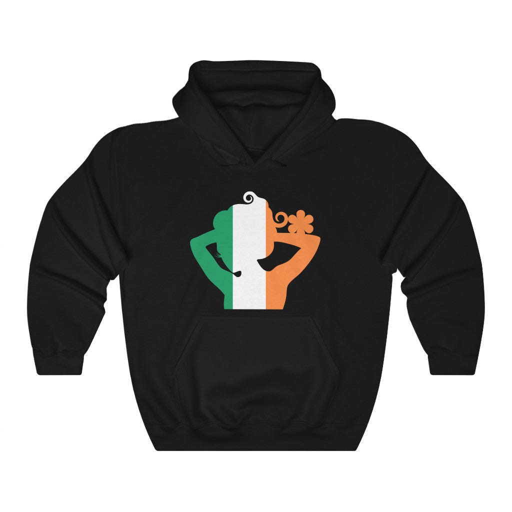 Ireland Lady Flag Hoodie Sweatshirt - Unisex