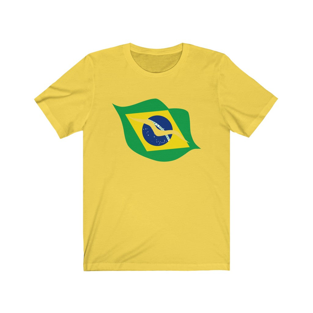 Brazil Lips Flag Premium Tee - Unisex