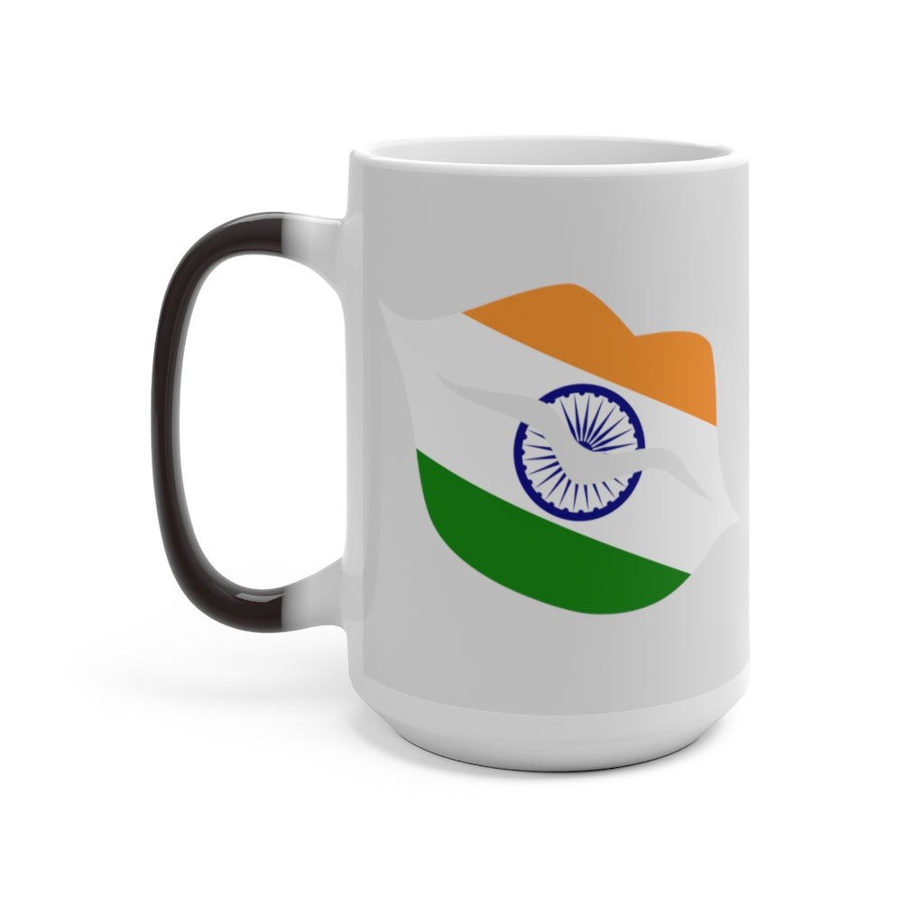 India Lips Color Changing Mug